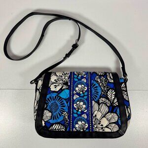 Vera Bradley Crosstown Crossbody Blue Bayou Black